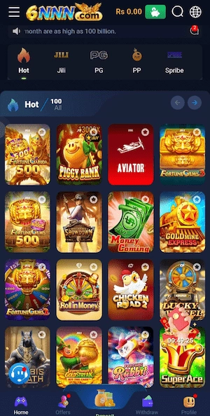 Games in 6nnn Game 