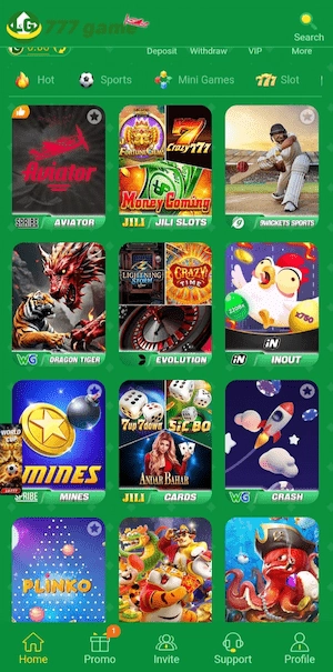 Games in LG777 Game