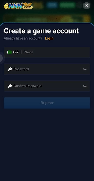 Register in 6nnn Game