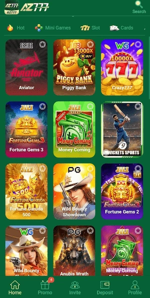 Games in AZ777 Game