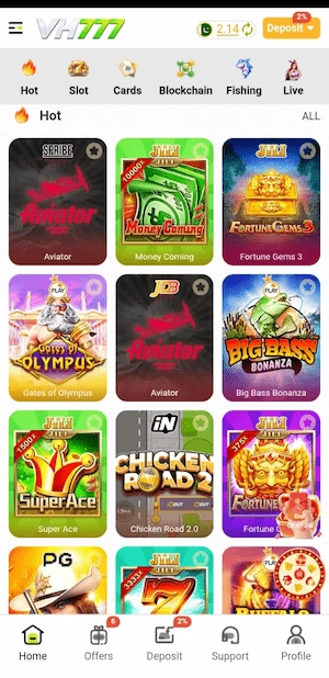 Games in VH777 Game