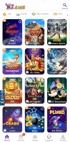 Games in K2 Game
